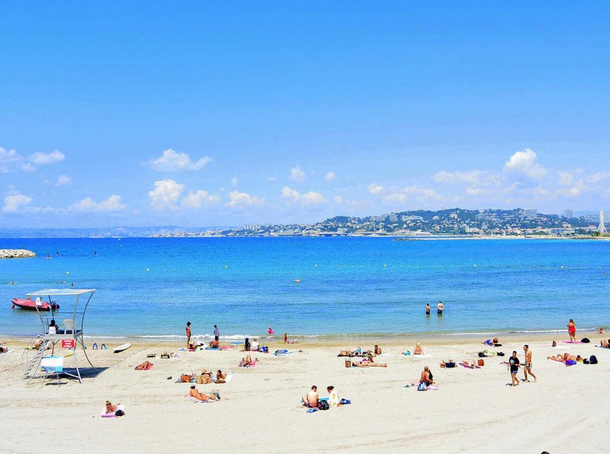 Appartement La Plage De La Pointe Rouge Marseille Exteriör bild